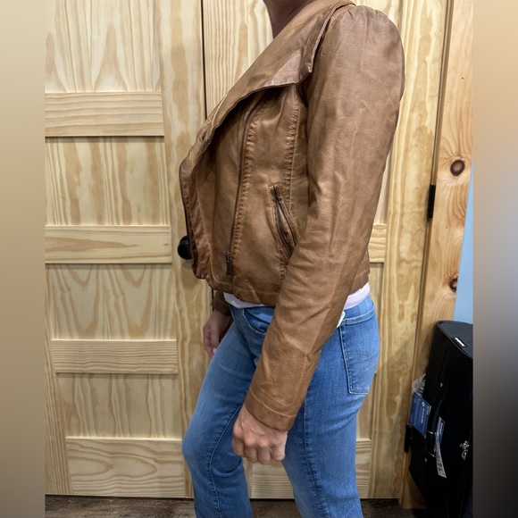 Faux Leather Jacket - Picture 3 of 9